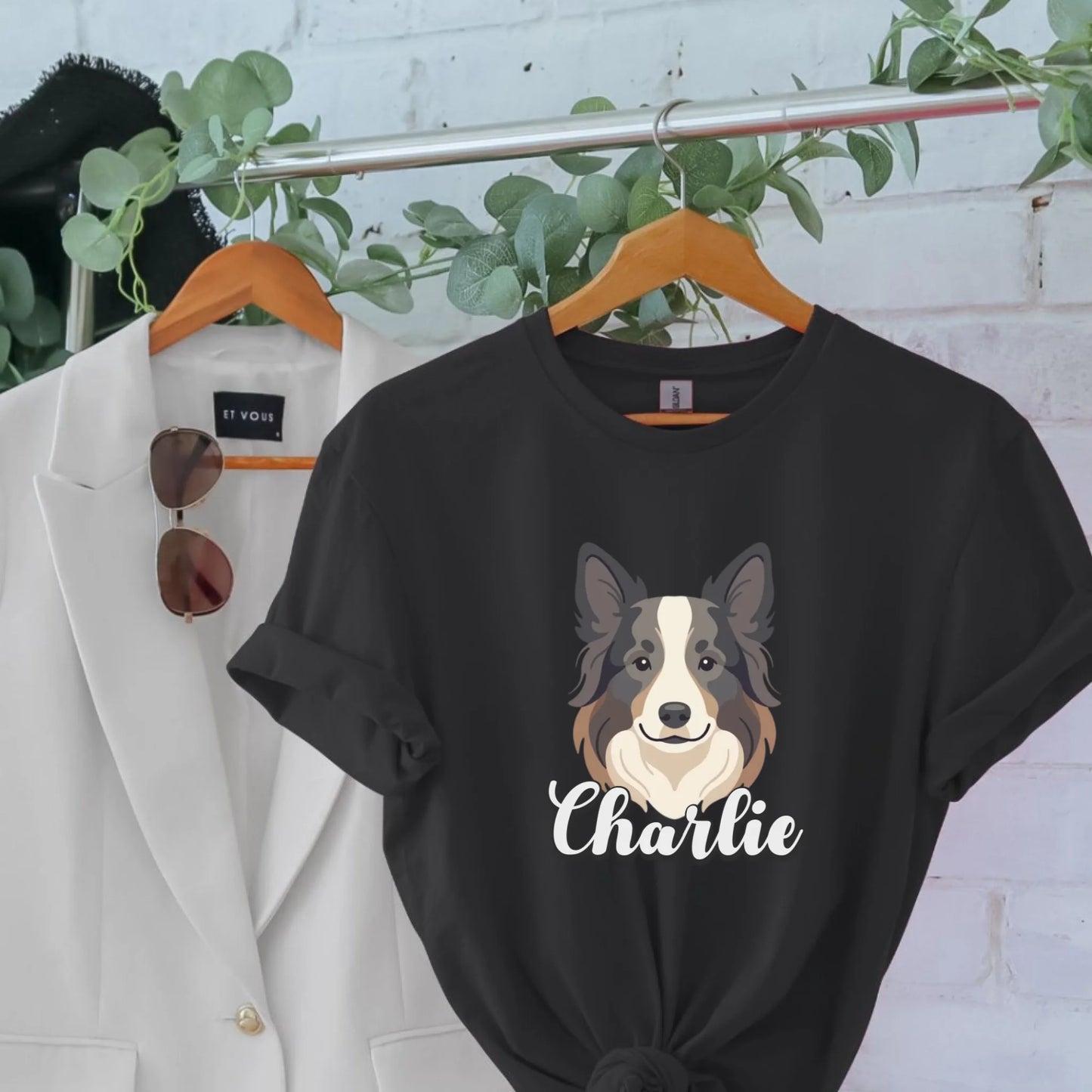 shirt hanging black