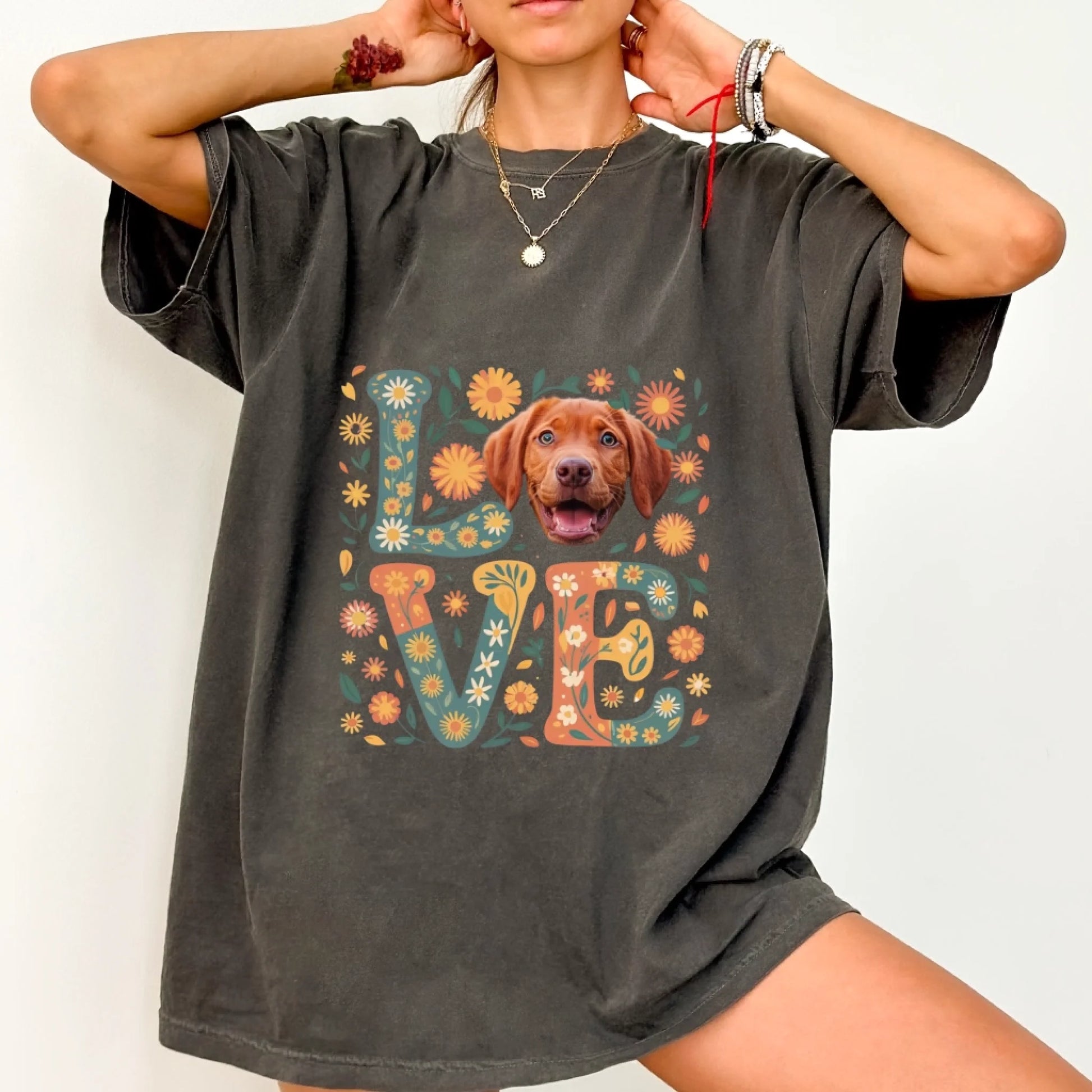 mokup heather gray dog