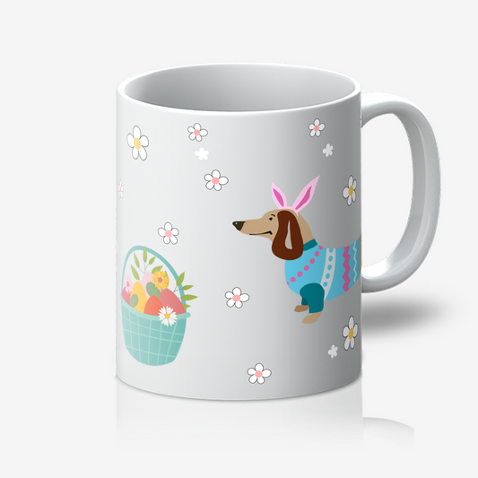 Easter Dog Daisy Mug
